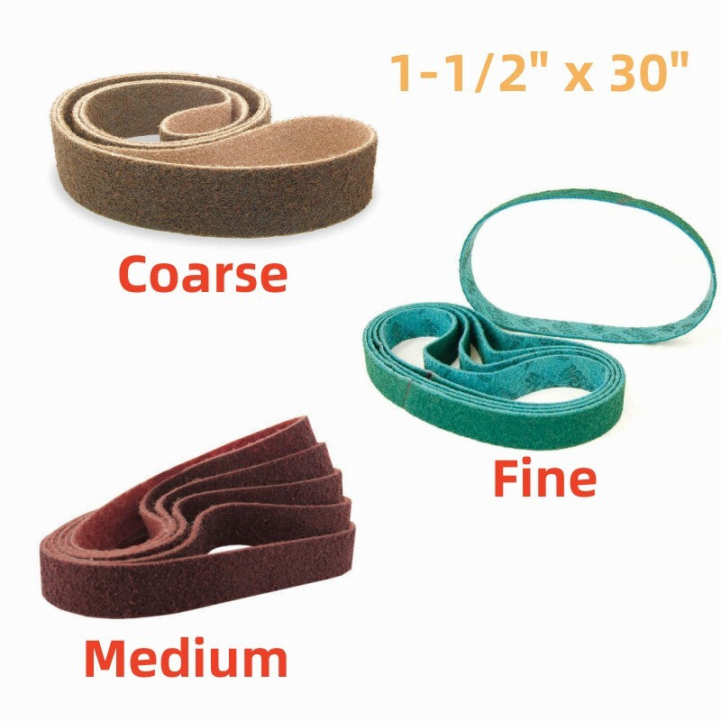 1-1/2" x 30" Inch Surface Conditioning Pipe Sanding Belts Coarse