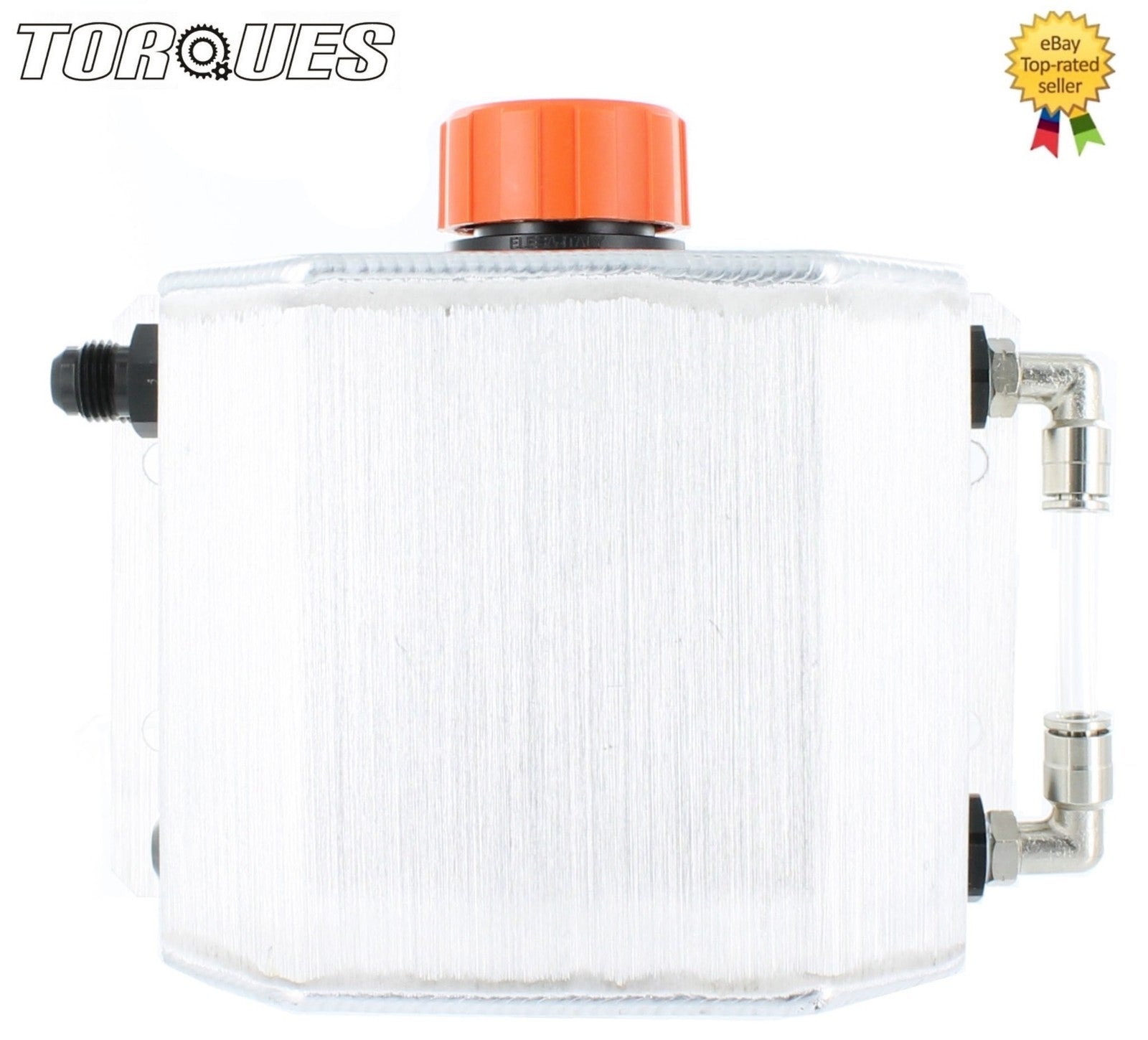Torques 1 Litre Capacity AN-6 -6AN Oil Breather Catch Tank Can Brushed