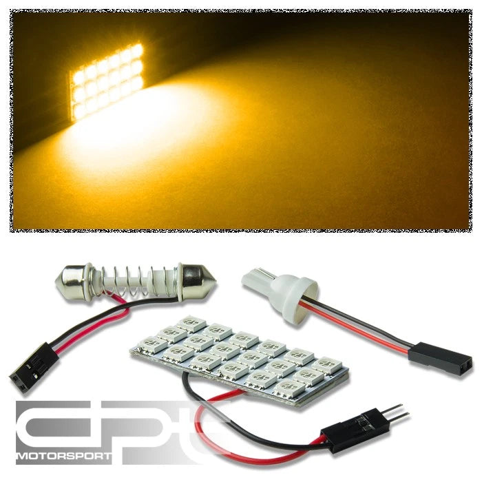 T10 5050 194/168/w5w 18-smd 12V Bright Amber Led | Built Supply Co