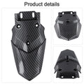 Mud Flap Dirt Bike Mudguard 3k Carbon Fiber Pattern 44mm Hole Distance