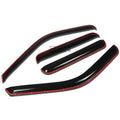 Fit 99-15 F250-f550 Sd Crew Smoke Window Visor/wind Deflector Vent