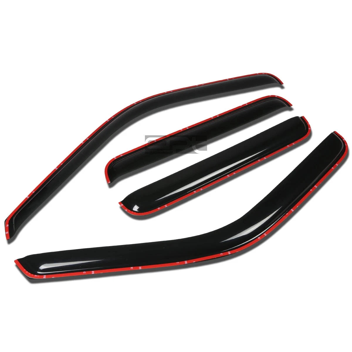 Fit 99-15 F250-f550 Sd Crew Smoke Window Visor/wind Deflector Vent