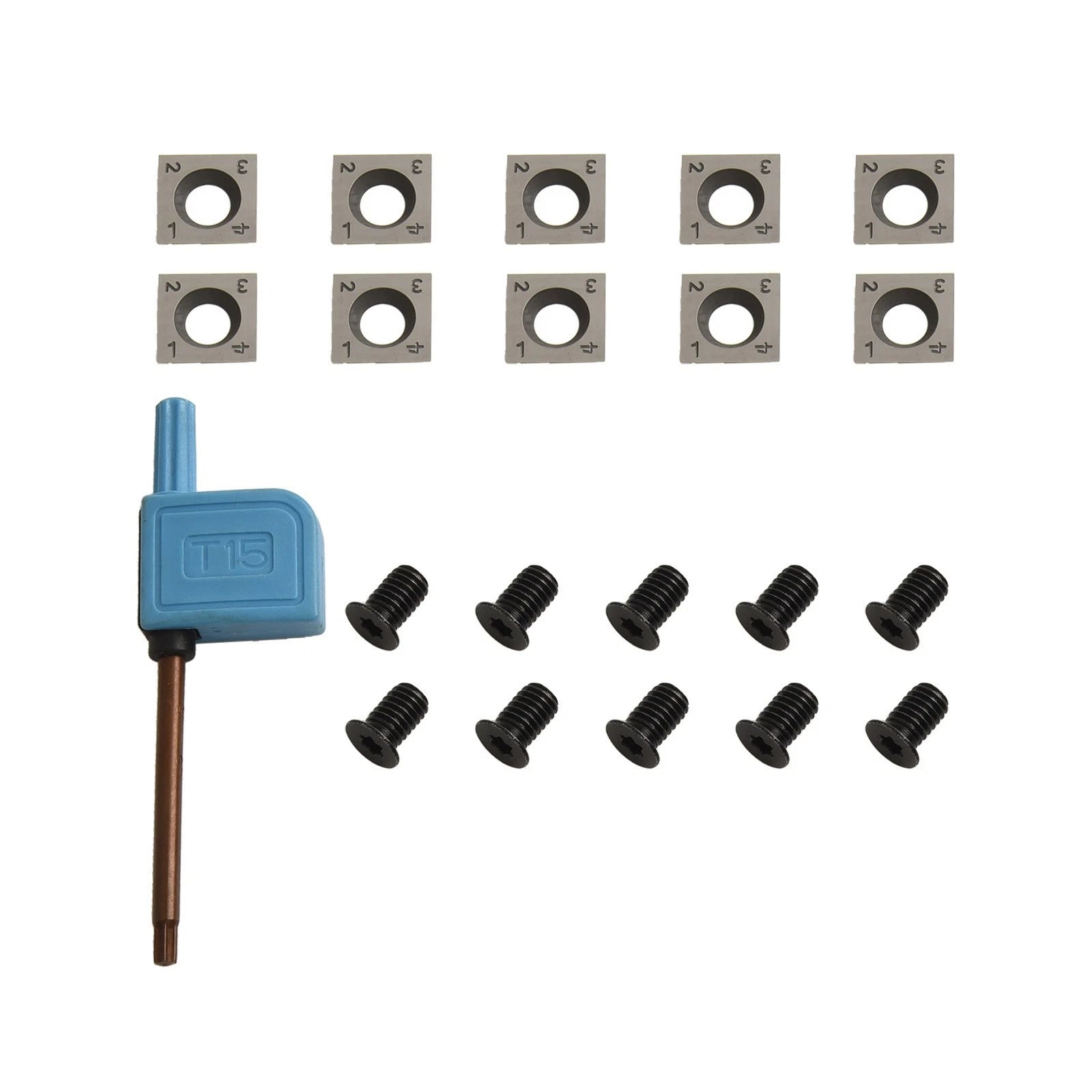 Carbide Inserts 14x14x2mm For Wood Turning Lathe Applications