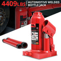Red 11.8" 2 Tons Manual Automotive Hydraulic Welded | Built Supply Co