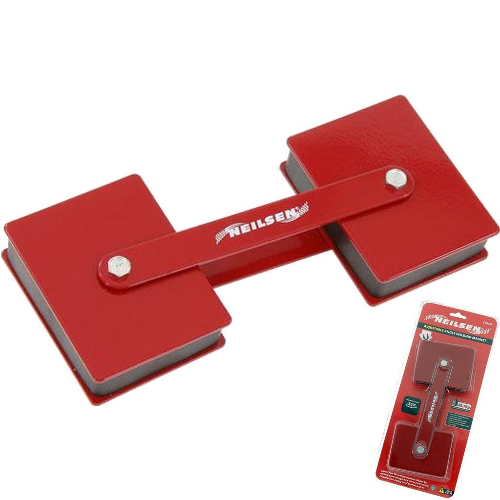 Neilsen Welding Magnet Adjustable Angle Square Holder by Neilsen