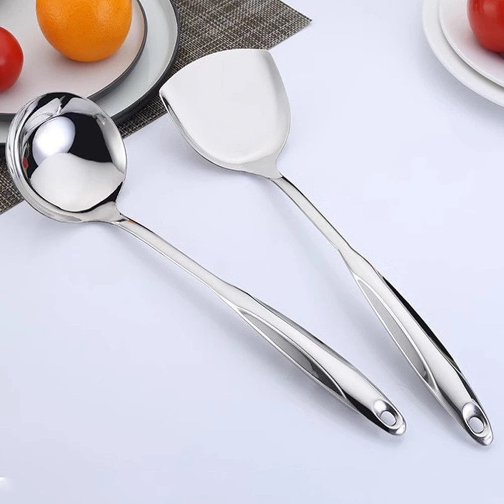 Stainless Steel Kitchen Utensil Set Spoon And Spatula For Easy