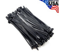 Zip Cable Ties 8" 120lbs 100pc UV Black