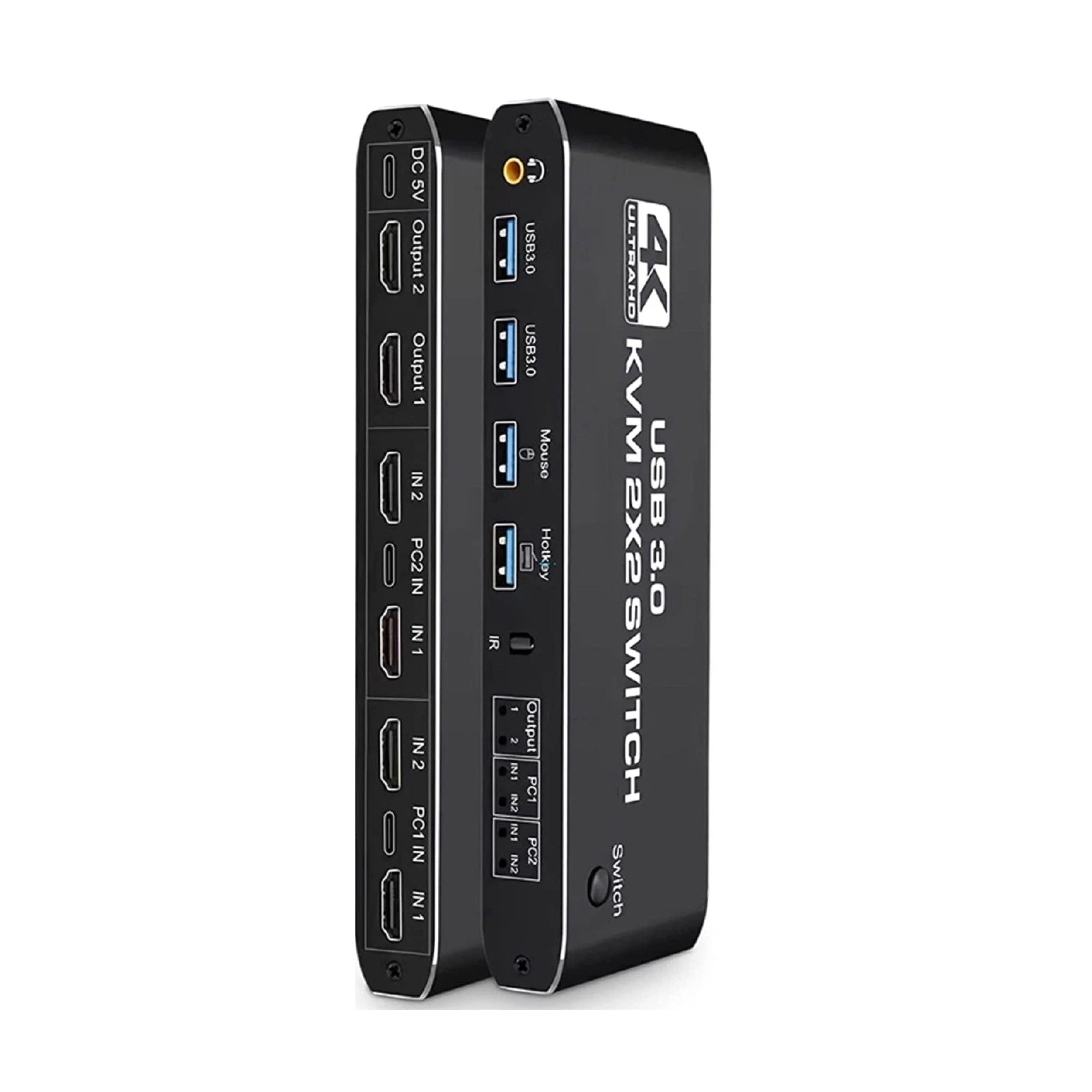 4k 2 In 2 Out Hdmi Kvm Switch 2x2 Dual Monitor Usb | Built Supply Co
