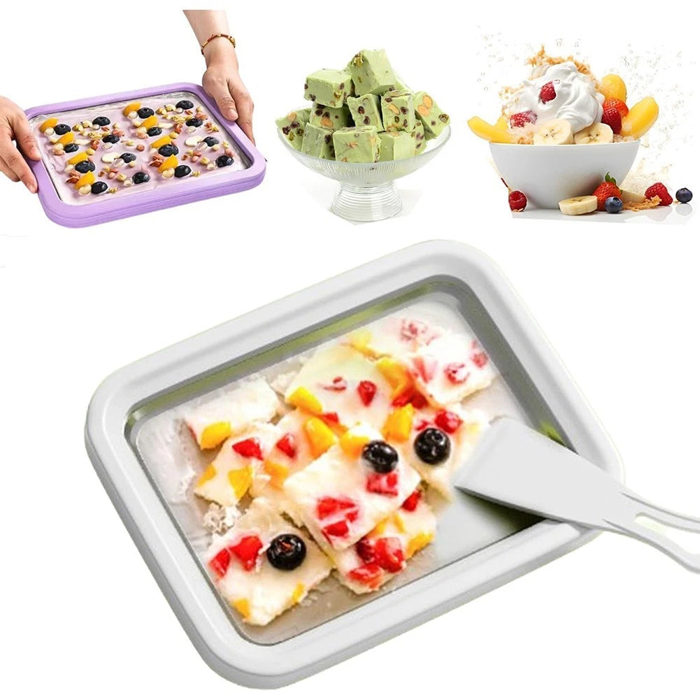 Diy Athome Rolled Ice Cream Maker Kit For Family Fun Homemade Desserts