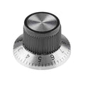 Knurled Knob with Skirt 0.236" Plastic