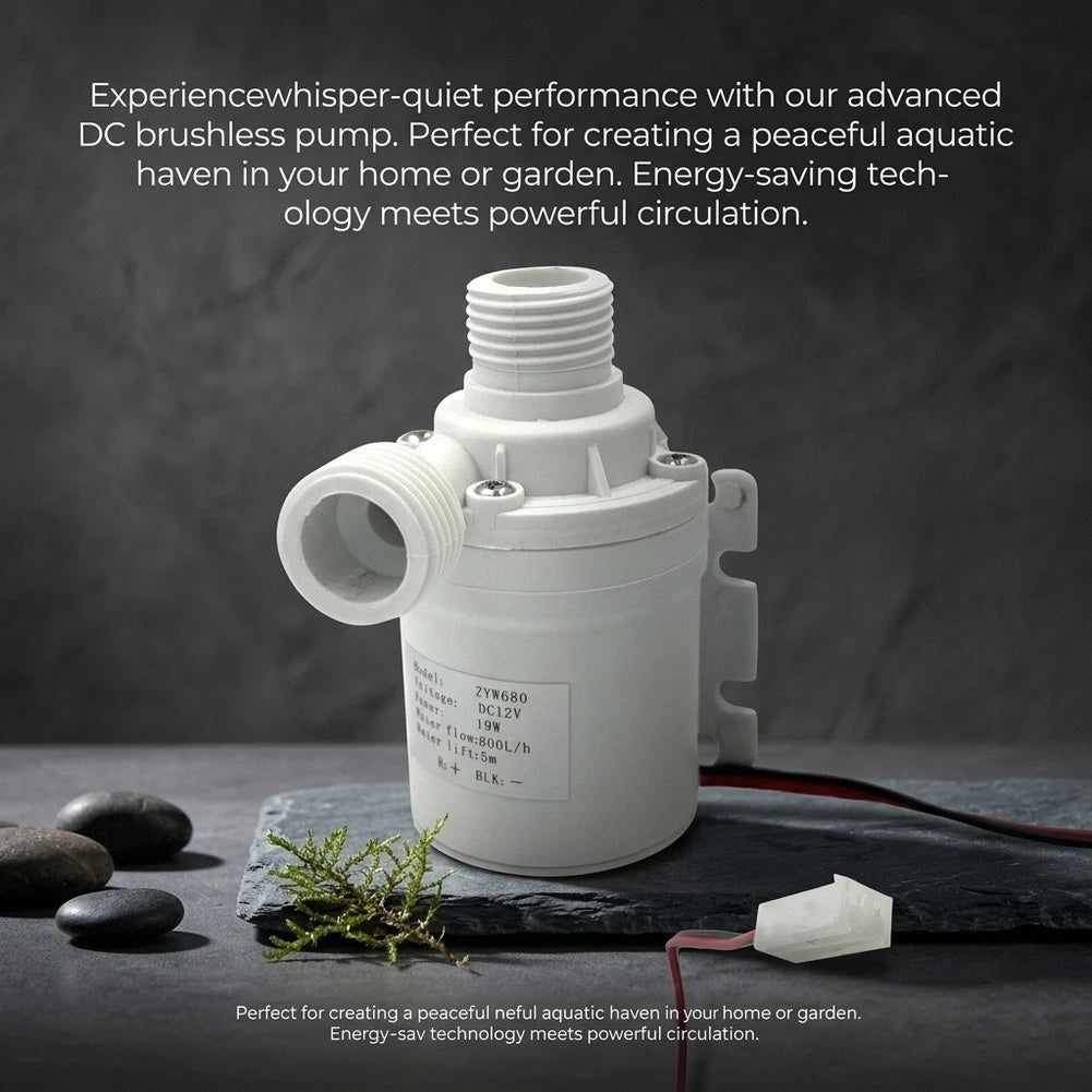 Low Noise Brushless Dc Submersible Pump For Aquariums And Water