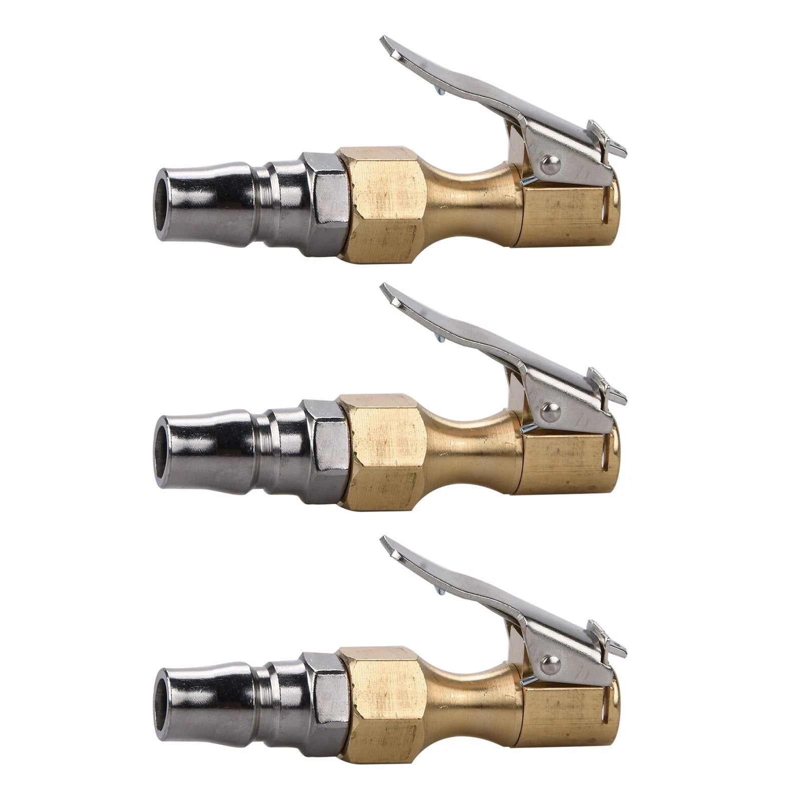 Manual Lock-on Air Chuck Tire Inflator Nozzle Valve For Excellent Air