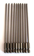10 Enkay 6" Phillips #0 Screw Driver Bits 3120 Magnetic Tips Round