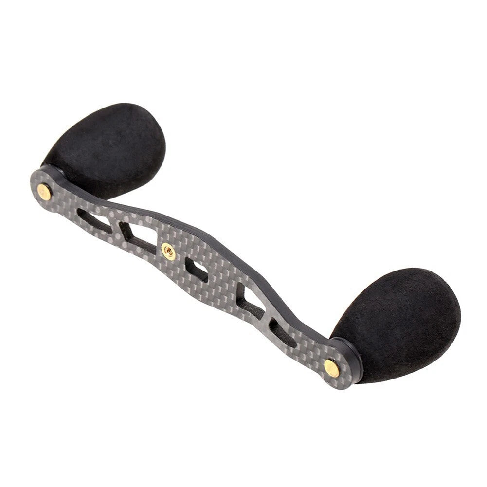 Fishing Reel Handle Anti-slip Black Carbon Fiber Diy Left Right