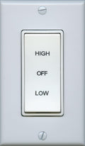 Speed Fan Control Switch for Whole House Fans - Control Low/high Speed