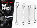 WORKPRO Flare Nut Wrench Set 4-Piece by WORKPRO