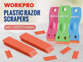 Workpro 3-piece Plastic Razor Blade Scraper With Plastic Razor Blades