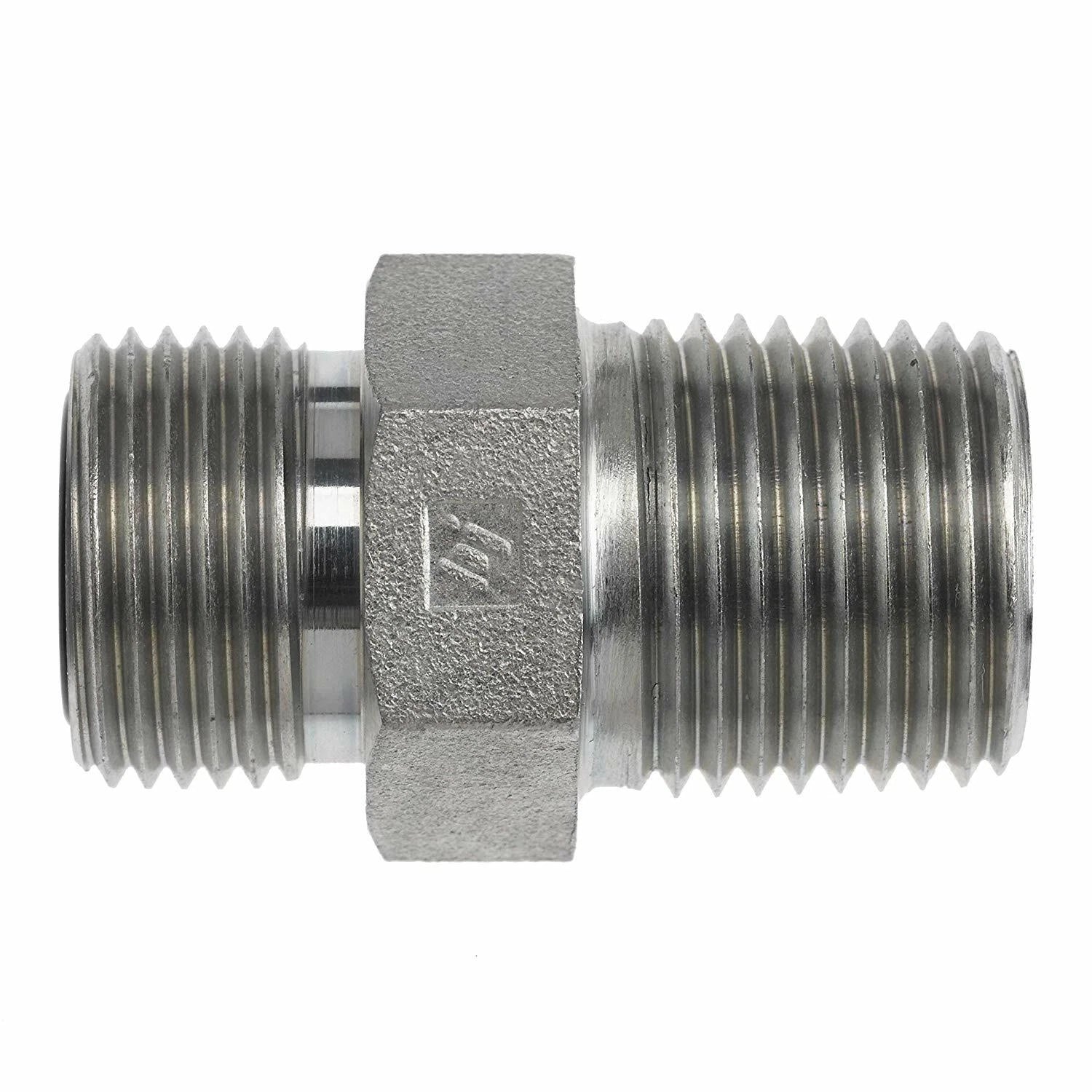 Fitting 10 Male Face Seal X 08 Male Pipe Flat Face Fitting