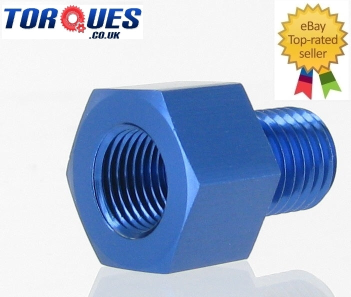 1/8" Npt Female to M10x1.0 Male Reducer Oil Pressure Gauge Take Off