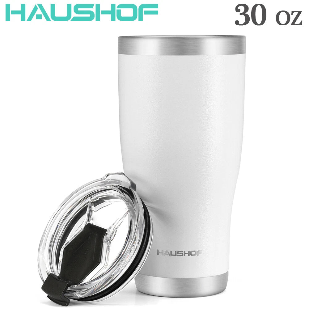Haushof 30 Oz Travel Mug Tumbler Double Wall Vacuum | Built Supply Co
