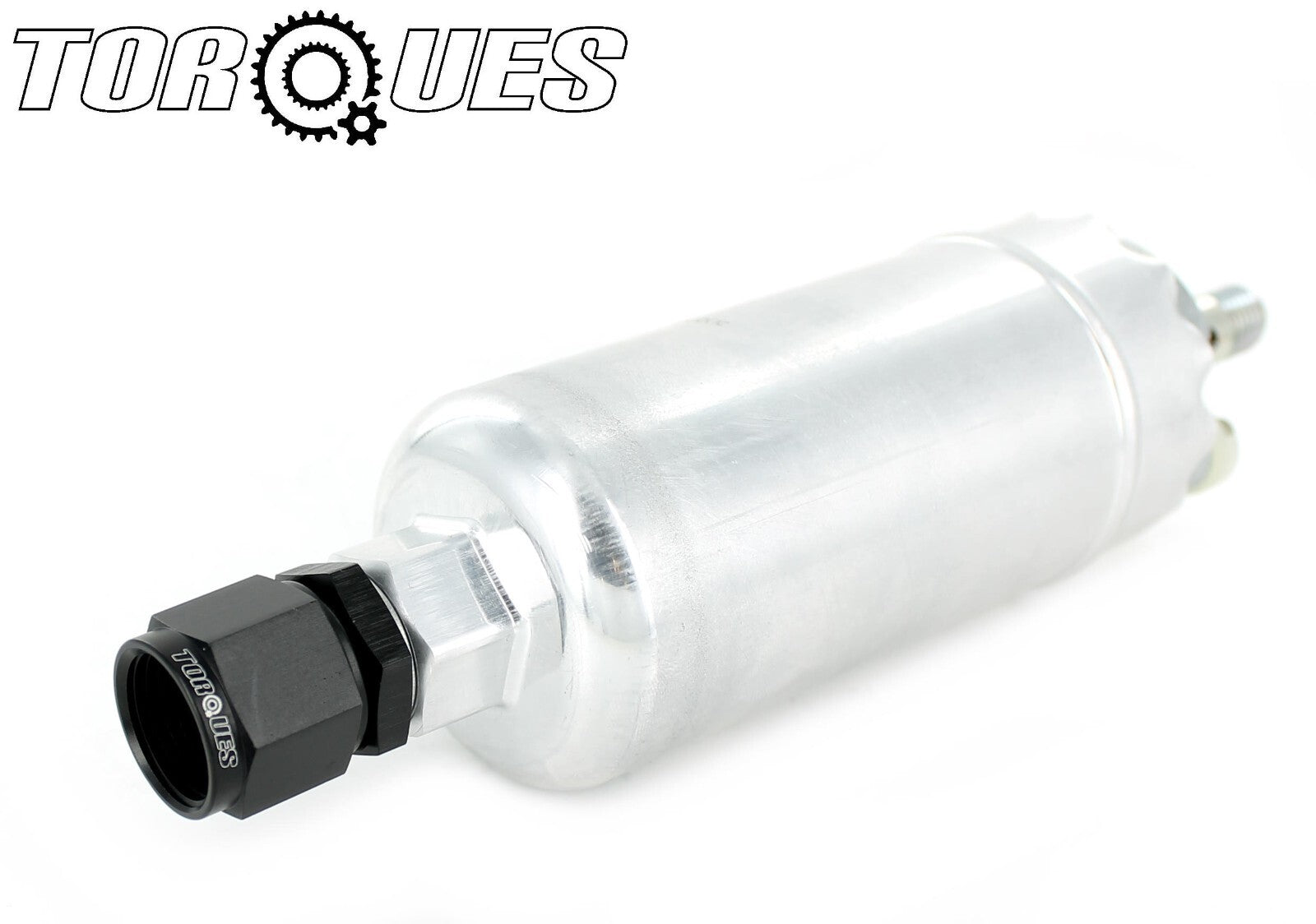An-6 45 Degree Ultraflow Ptfe Hose Fitting Black
