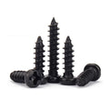 M1 to M3 Self Tapping Screws - Zinc Black Steel