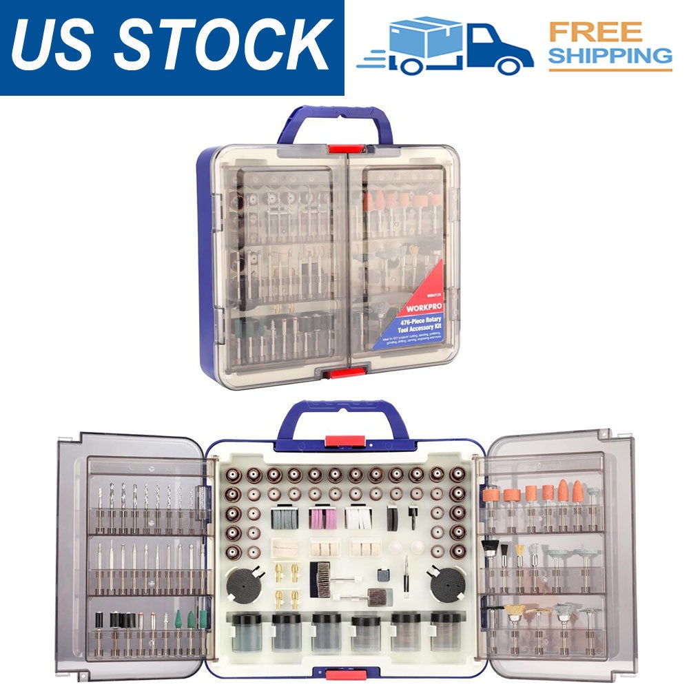 WORKPRO 476PCS Rotary Tool Accessories Kit by WORKPRO