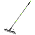 Workpro 65" Heavy Duty Bow Rake 17 Tine Metal Head Garden Rake