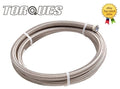 AN -6 (6AN AN6) 8mm I.D PTFE Stainless Steel Braided Fuel Hose 0.25m