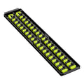 Ernst 8463HV 1/2" Socket Boss Storage Organiser Rail 2-Rail Twist Lock 18" HIVIZ