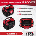 ARROW 12" Electrician Tool Tote by ARROW