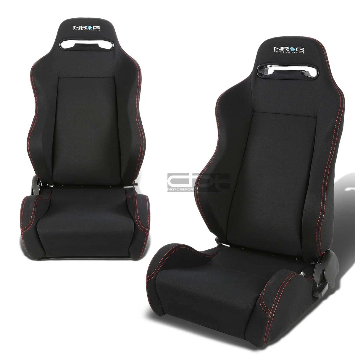 Nrg Left/right Red Stitch Cloth Type-r Reclinable | Built Supply Co