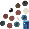 Bluespot 12pc Sanding Pads & Preparation Set Buffing Stripping Disc 2" 50mm 1/4"