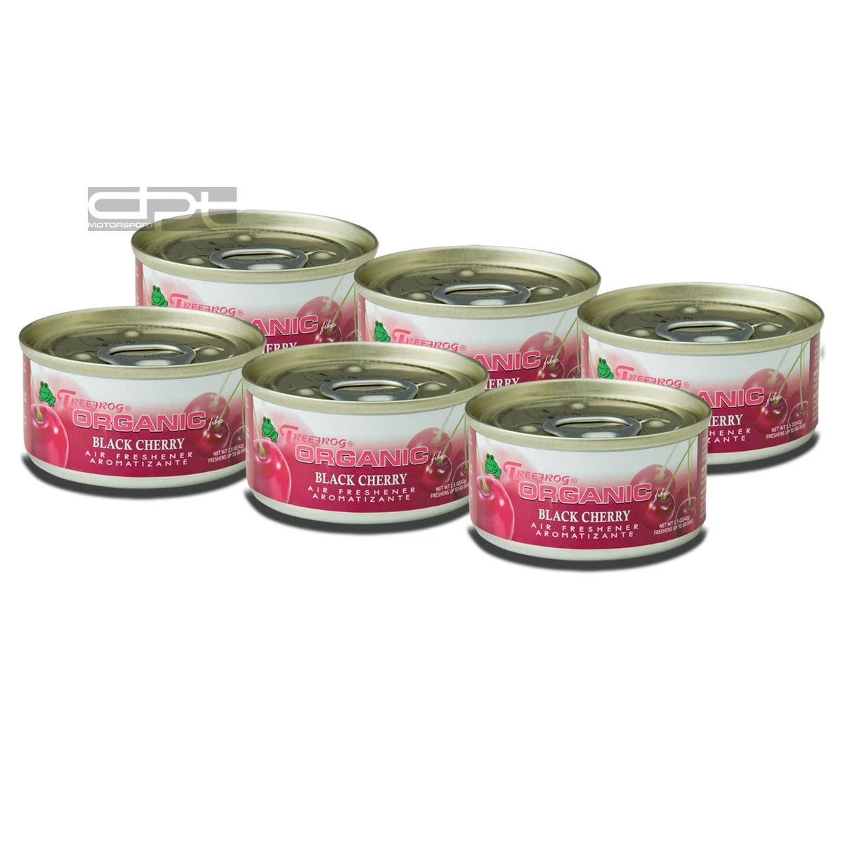 X6 Treefrog Organic Black Cherry Scent Car/truck/auto Air Freshener