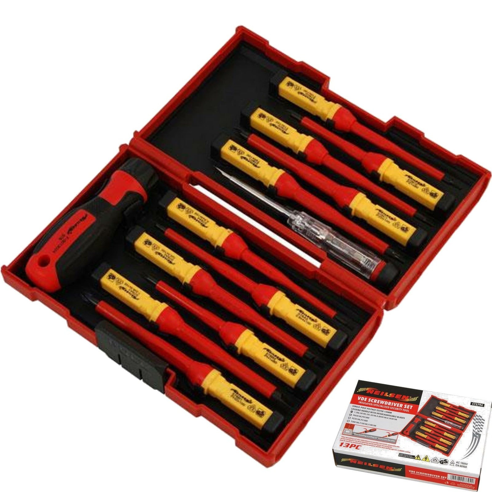Neilsen 13pc Insulated Screwdriver Set