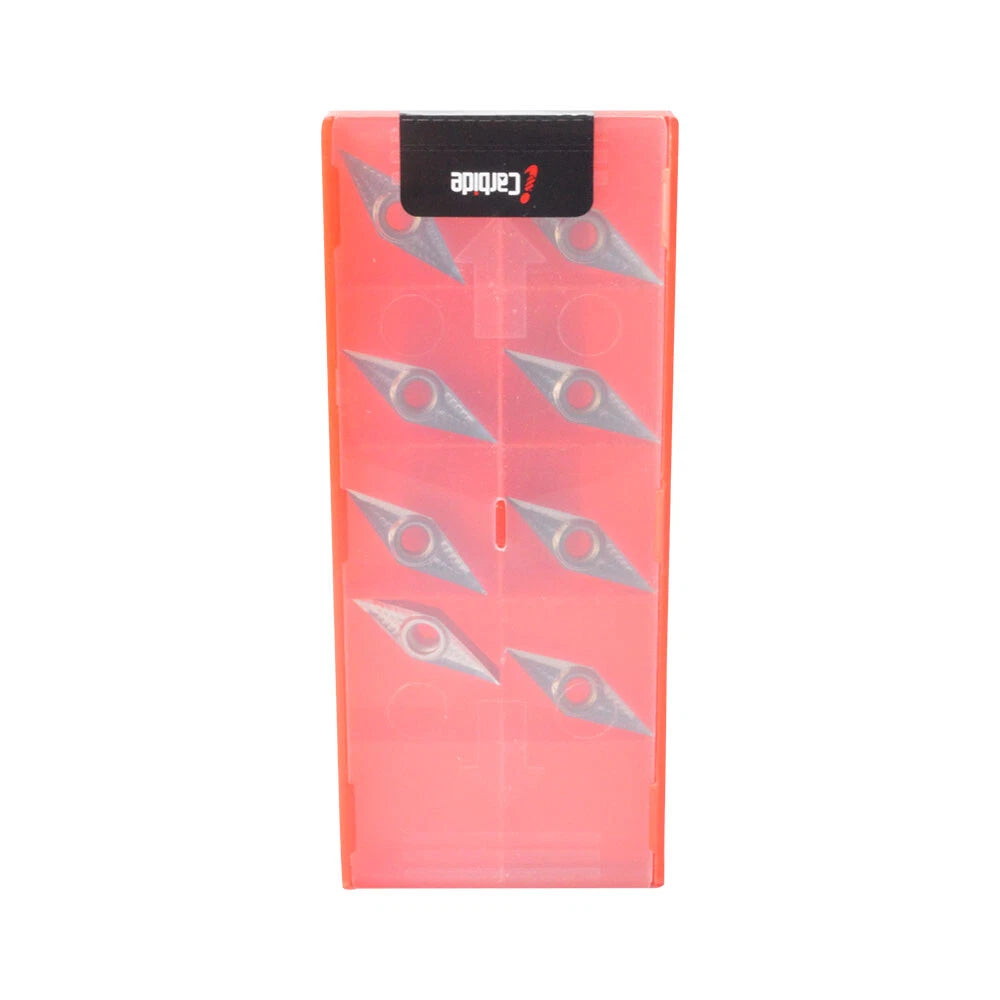 iCarbide VCGT160408 VCGT332 CARBIDE INSERT IG101 TURNING INSERT 10PCS ALUMINUM
