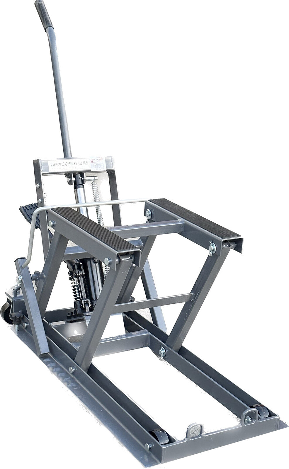 1500lbs Motorcycle ATV Hydraulic Scissor Lift Jack Stand Dirt Street Bike Hoist