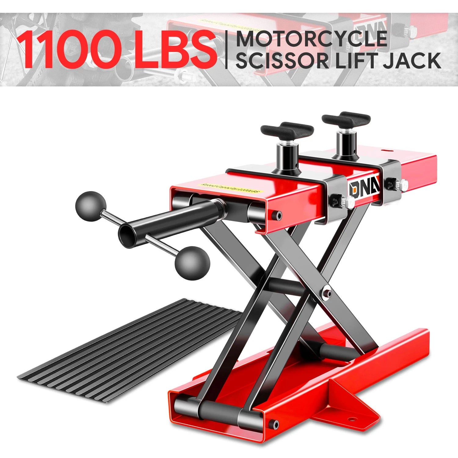 1100 Lb Steel Wide Deck Motorcycle Scissor Lift | Built Supply Co