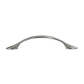 Flare Style 3-3/4" Hole Centers 4-31/32" Long Brushed Nickel Pull