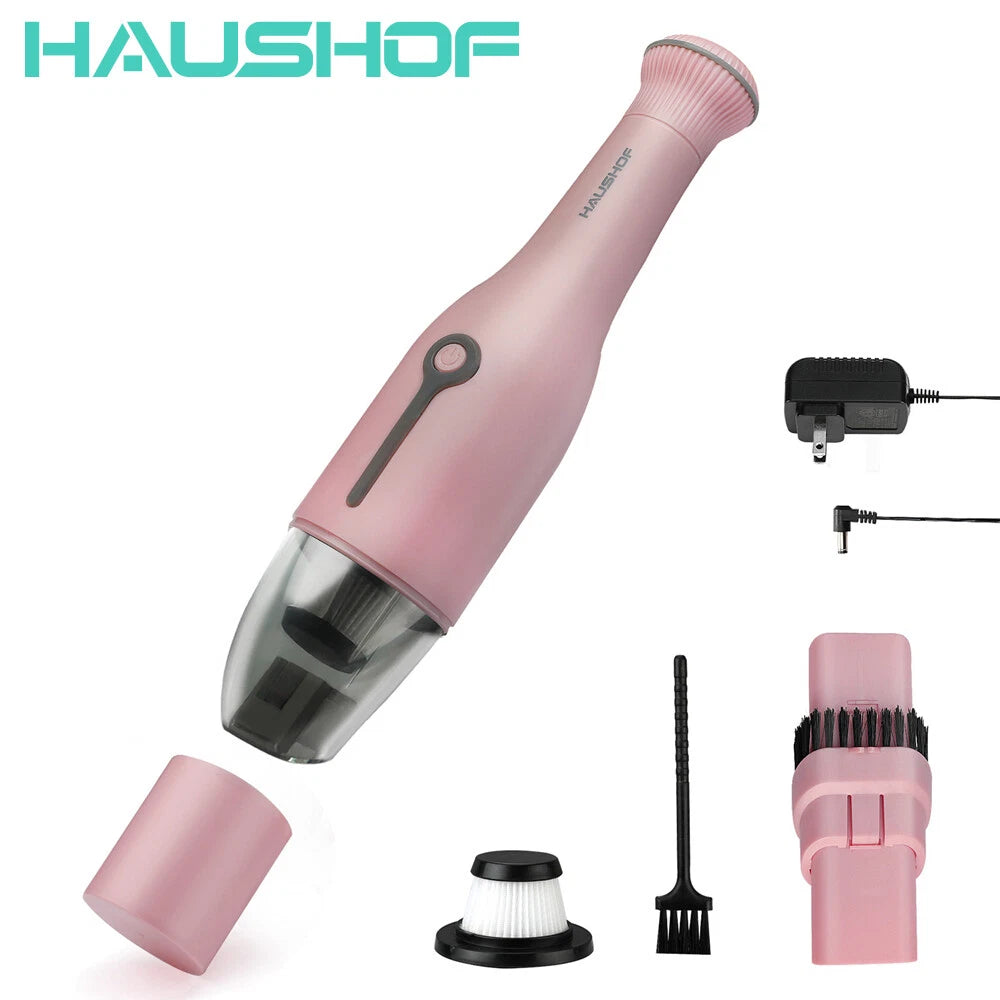 Haushof Mini Handheld Vacuum Cordless Car Vacuum Cleaner