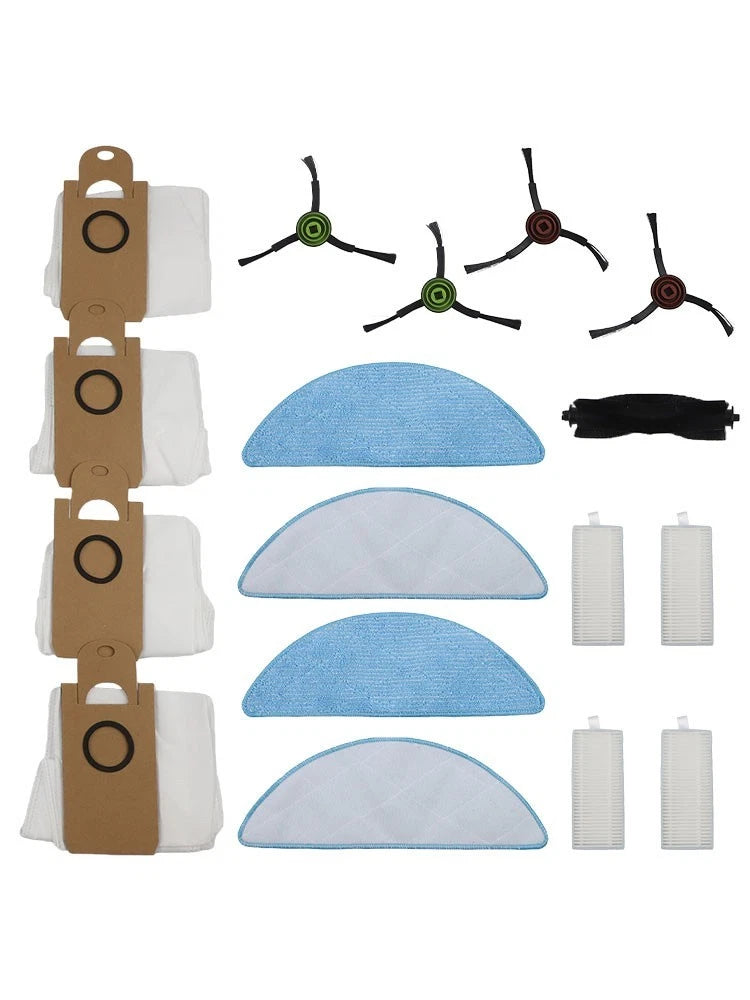 Mop Cloths And Side Brushes Bundle Compatible With For Lydsto R Series