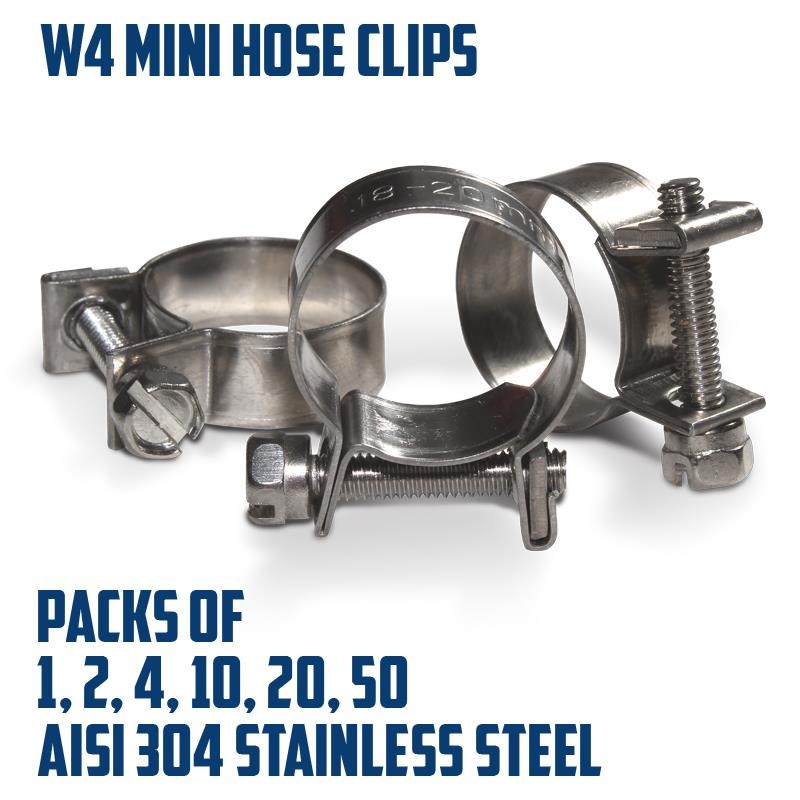 Mini Hose Clips 304 Stainless Steel Clamps Jubilee Fuel Petrol Diesel Clip Clamp