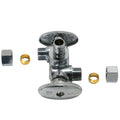 XFITTING 3/8" x 3/8" OD Compression x 1/2" PEX Dual Angle Valve 1 Pack