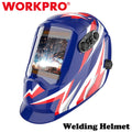 WORKPRO Welding Helmet 4 Arc Sensors True Color Auto Darkening Welding Mask Hood