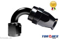 AN-8 (AN8) 120 Degree PTFE Stealth Black Hose Fitting