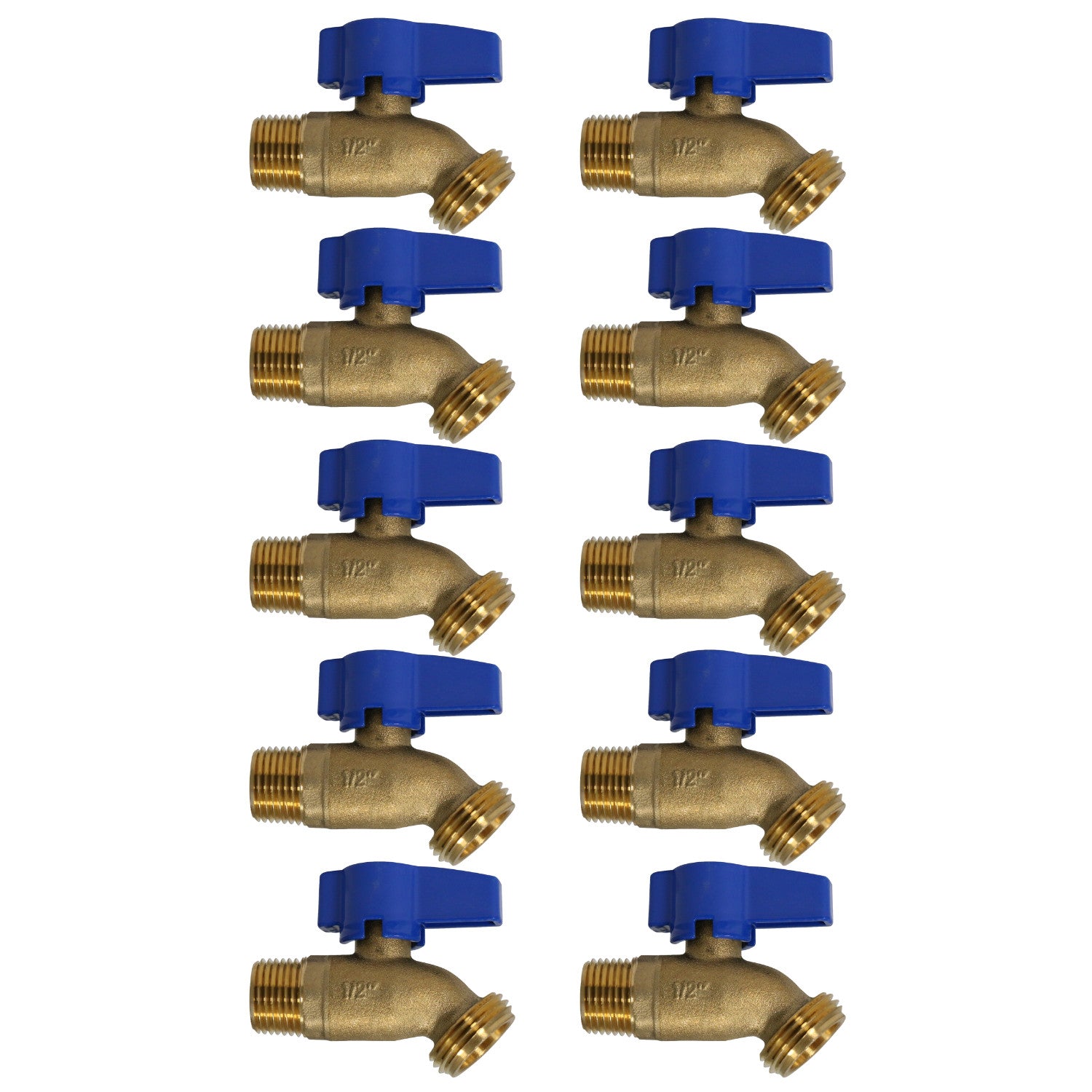 XFITTING 1/2" Male Threaded Hose Bibb 10 Pack