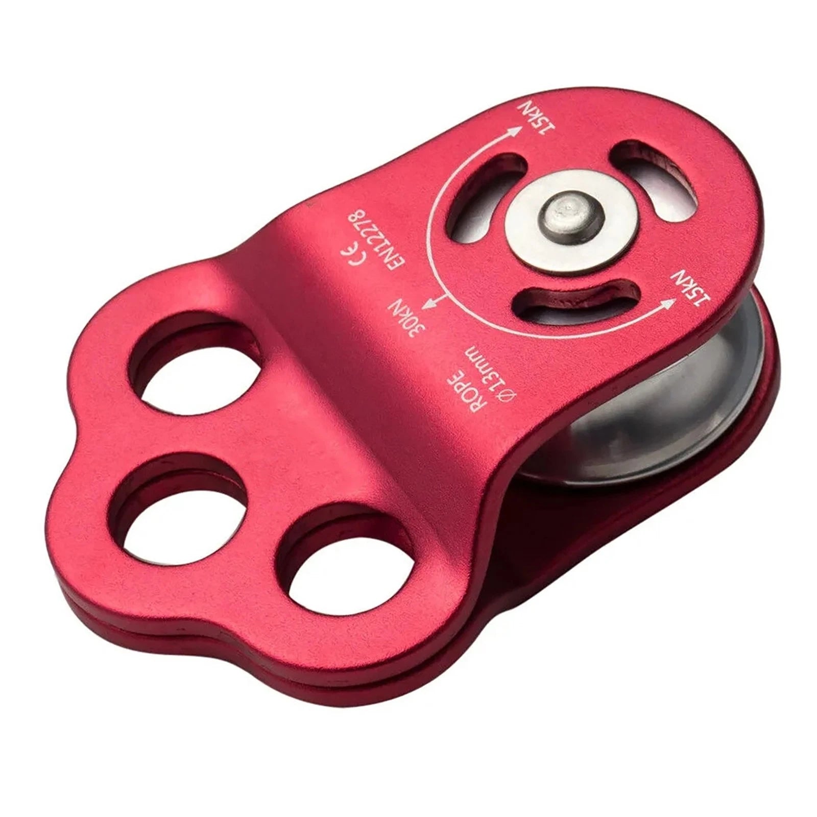 30kn Professional Hitch Climbing Triple Attachment Pulley For 13mm