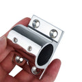 316 Stainless Steel Square Base Bracket For Yacht Deck Rail 20mm 22mm