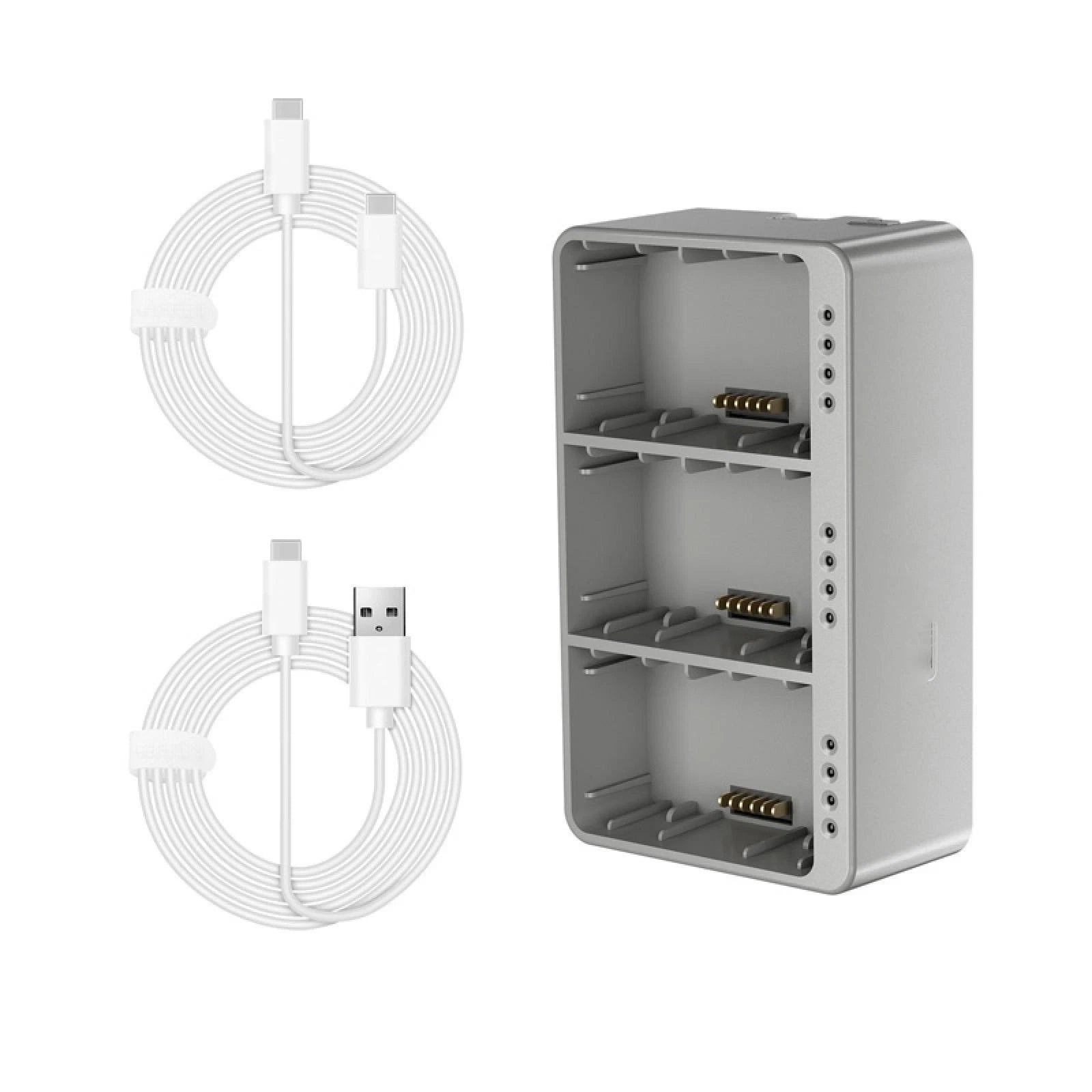 Three Way Usb/type-c Battery Smart Charger Charging Hub For Dji Mini