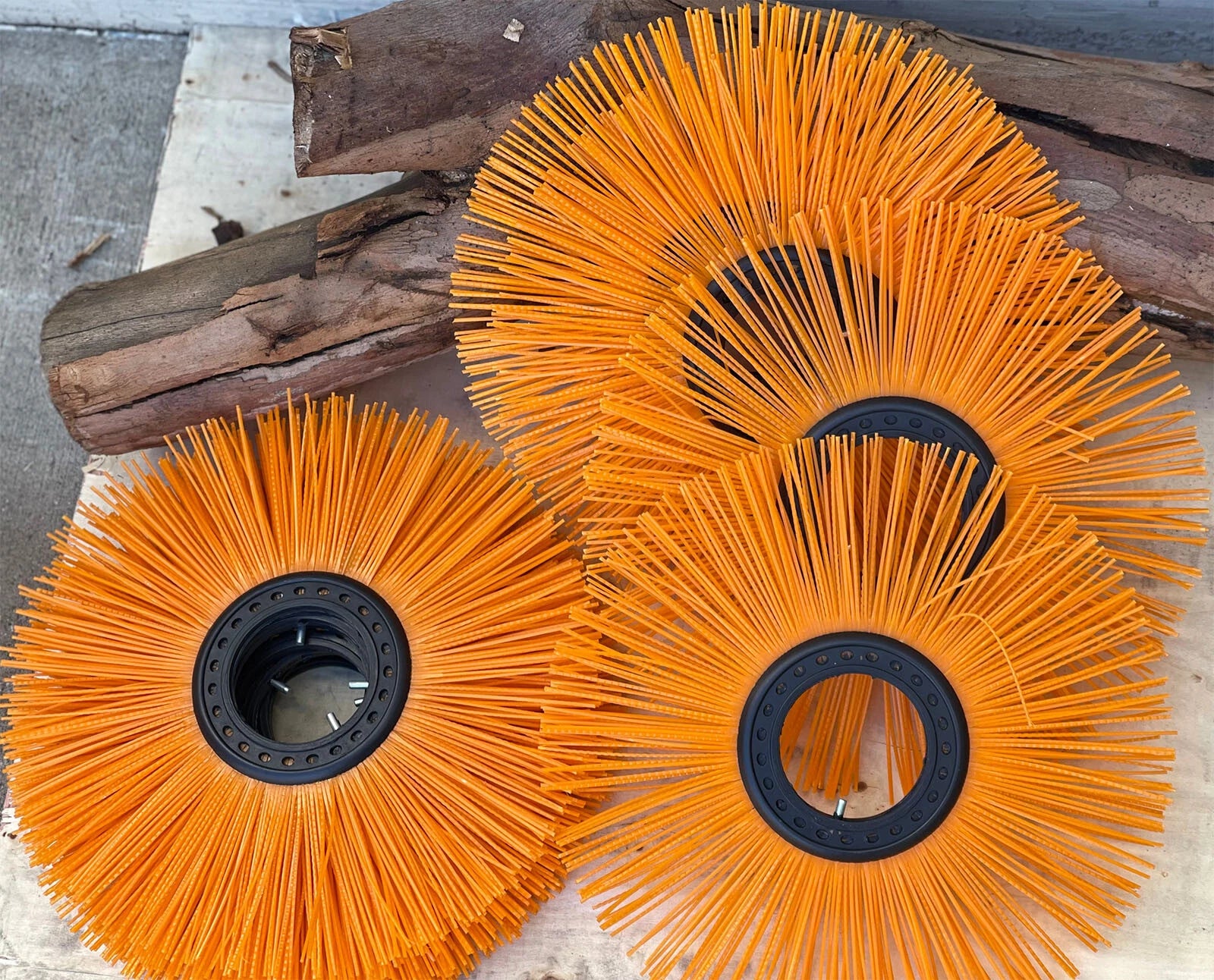 13-1/2" Replacement Broom Head Brush For Walk Behind Sweeper Machine